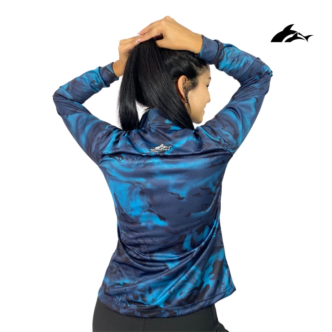 Jersey de Dama Azul Agua + Tubular