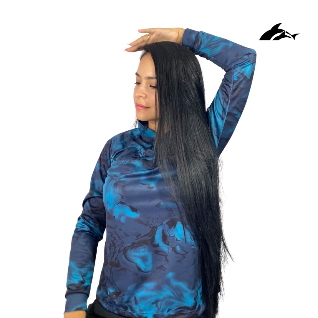 Jersey de Dama Azul Agua + Tubular