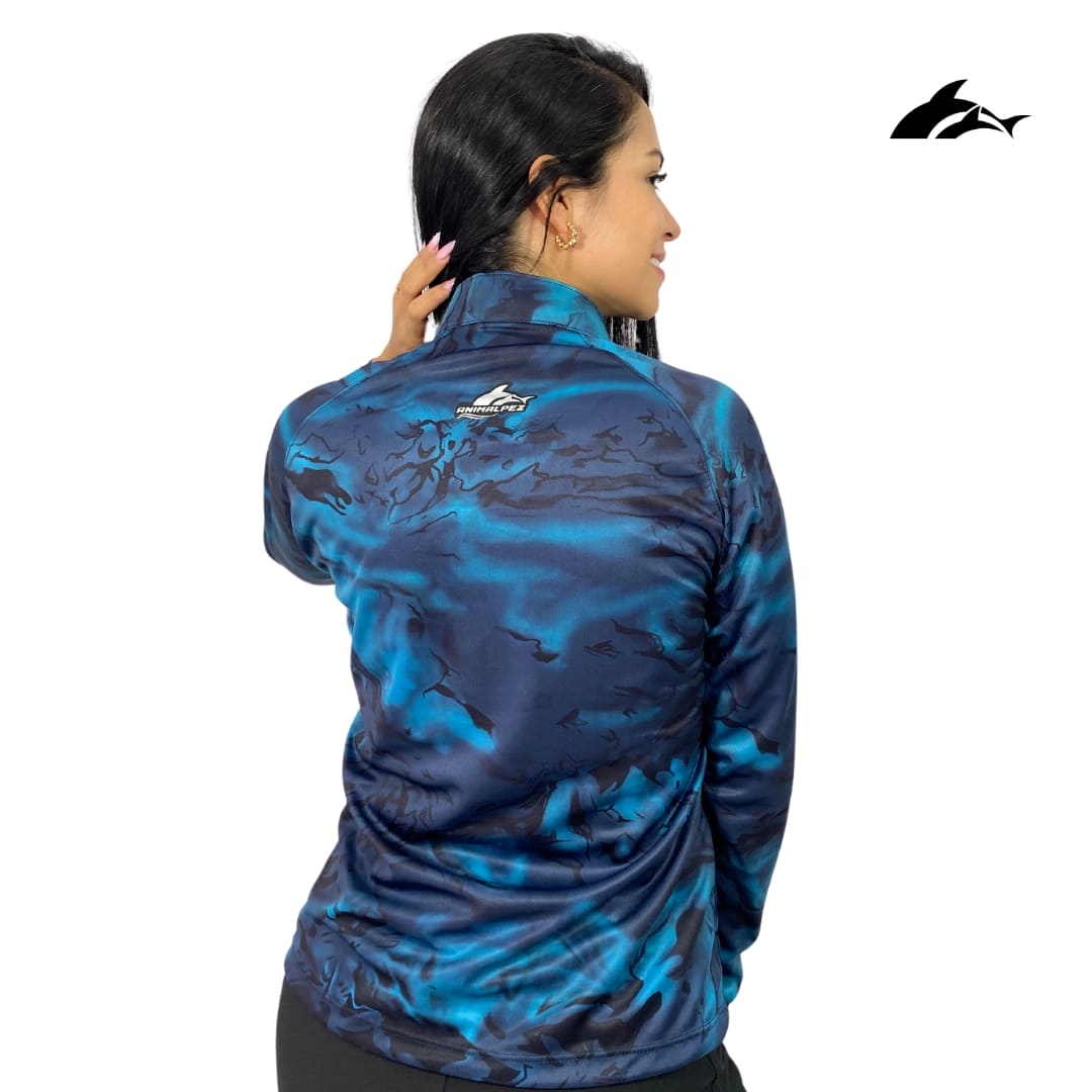 Jersey de Dama Azul Agua + Tubular