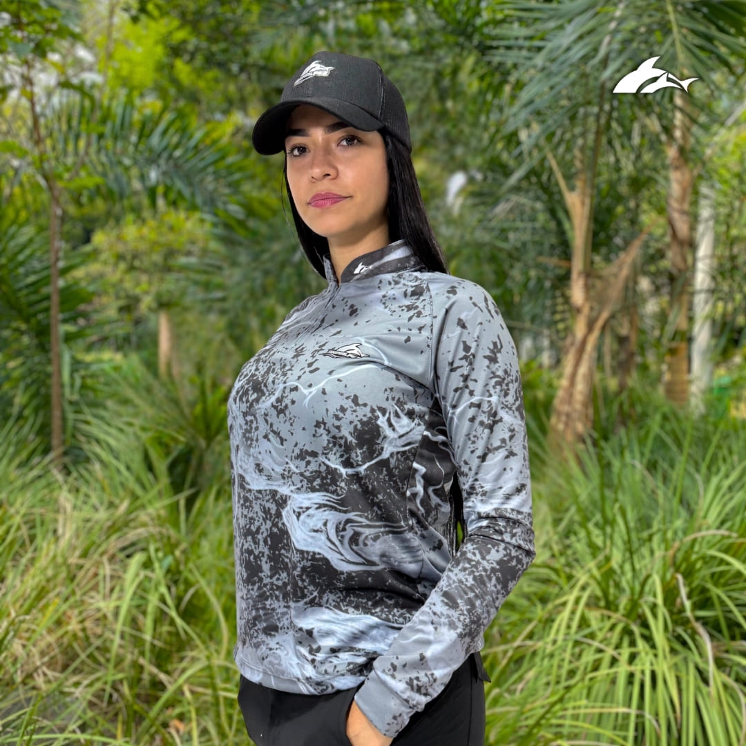 Jersey de Dama Gris Piraiba + Tubular