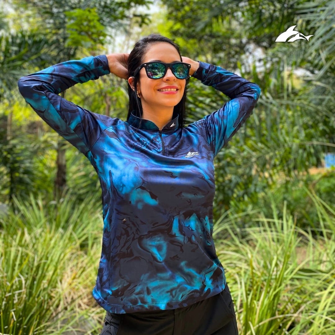 Jersey de Dama Azul Agua + Tubular
