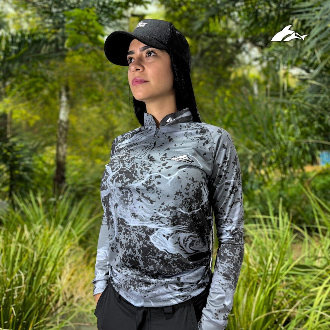 Jersey de Dama Gris Piraiba + Tubular