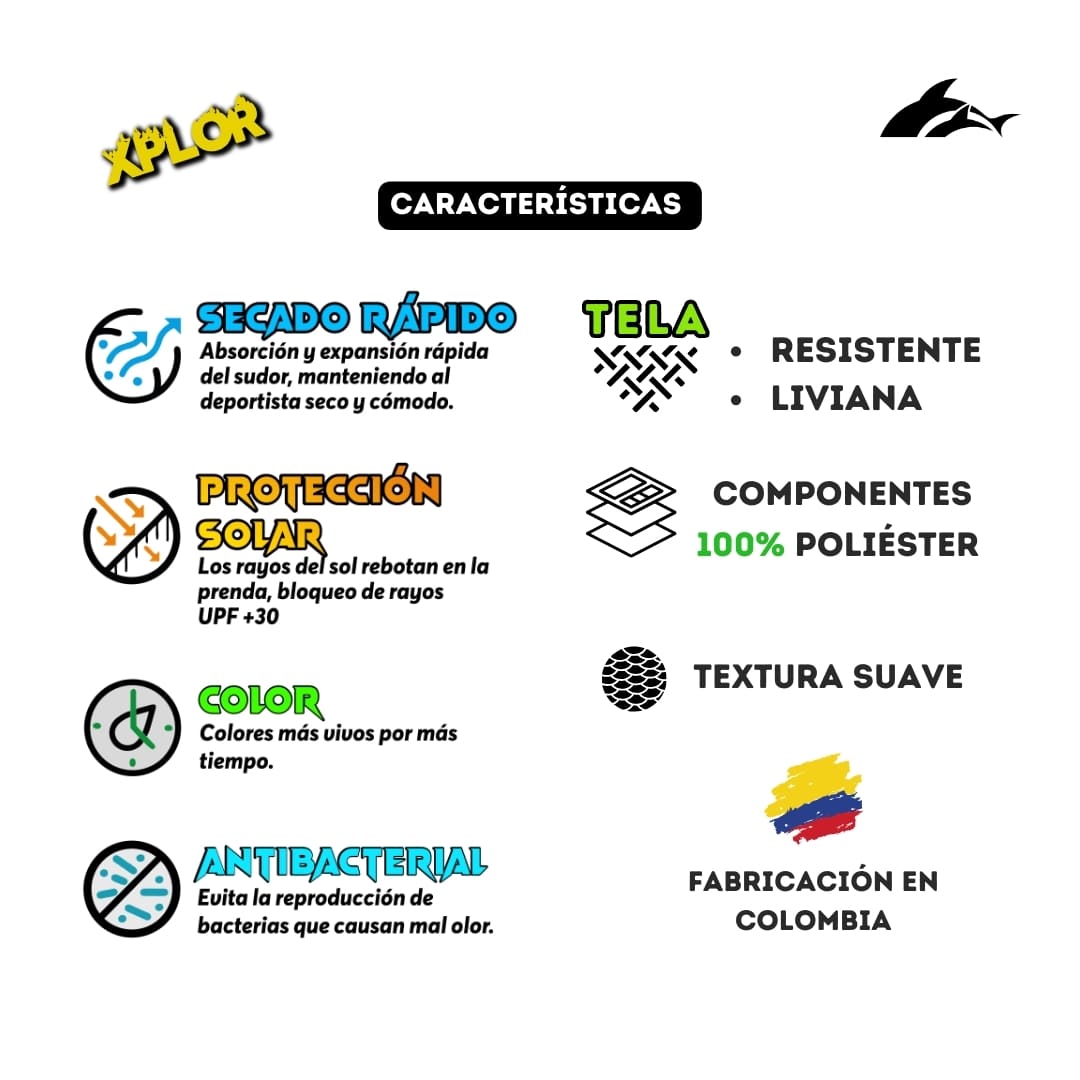 Buzo Xplor Azul Agua + Tubular GRATIS