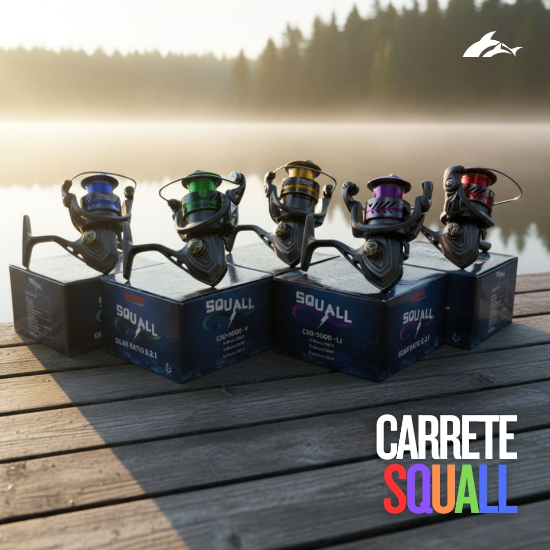 Carrete Squall Spinning - Sumax