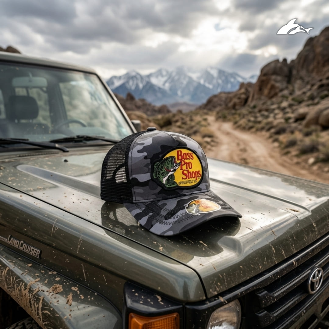 Gorra Bass Pro Shops - Tormenta Gris