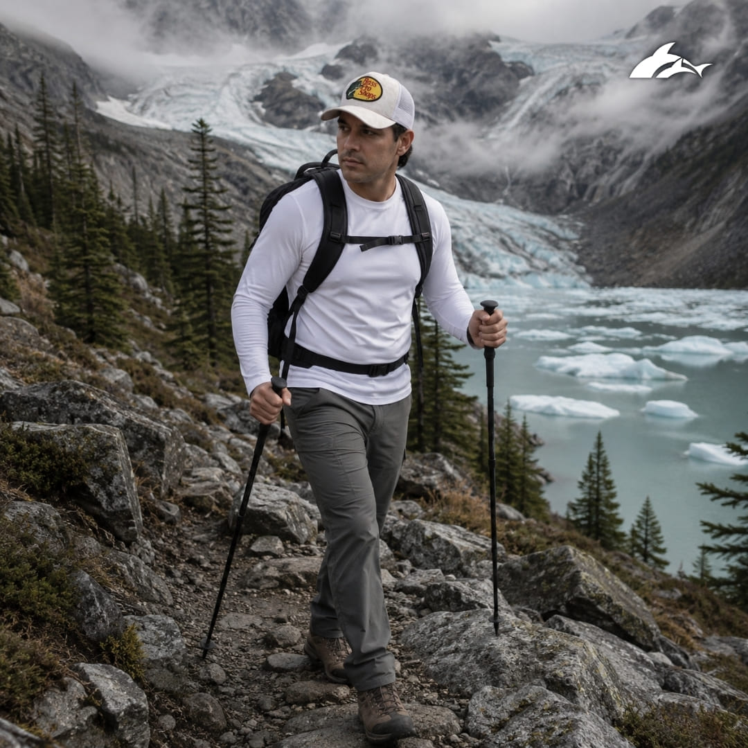 Gorra Bass Pro Shops - Glaciar Claro