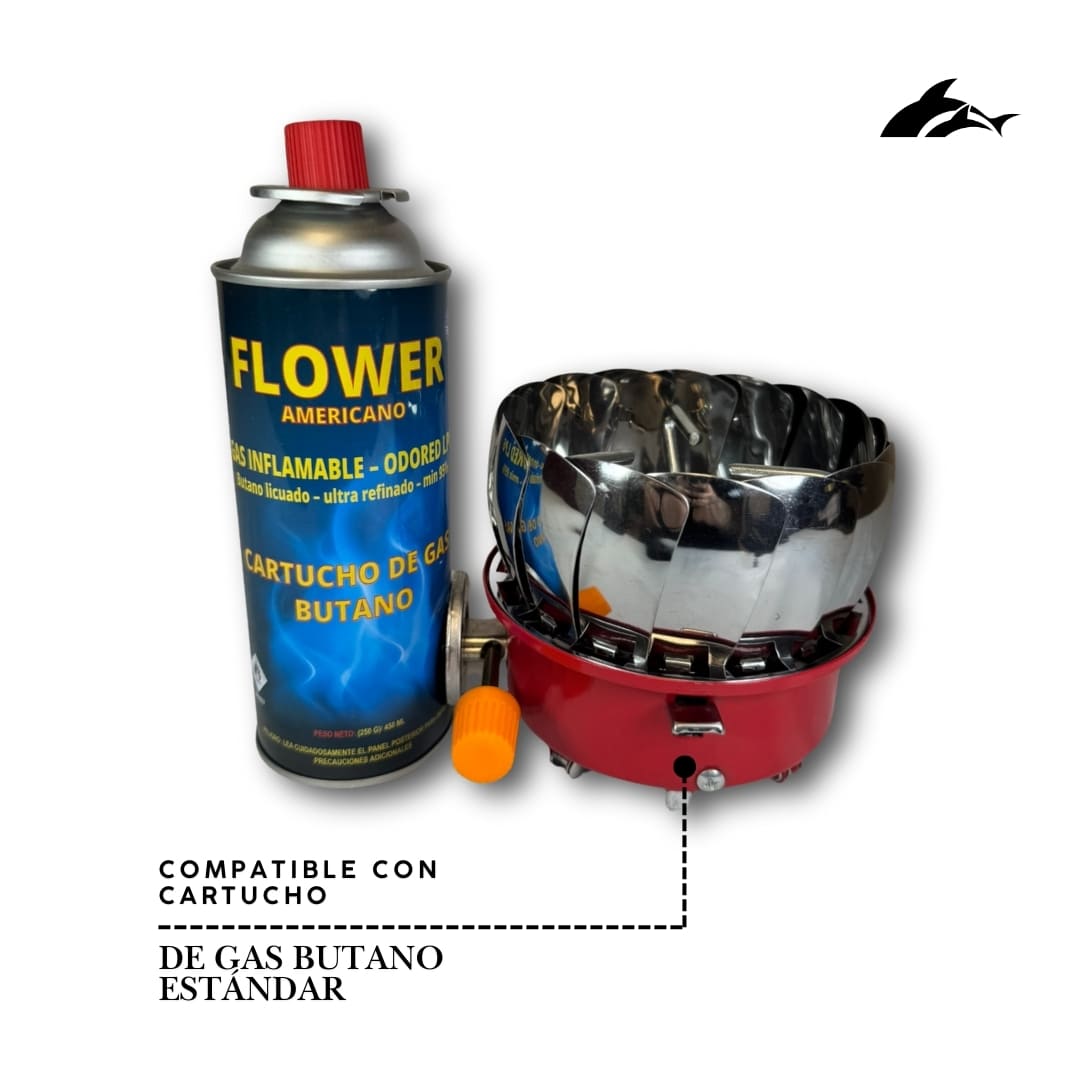 Estufa Portátil + Gas Butano