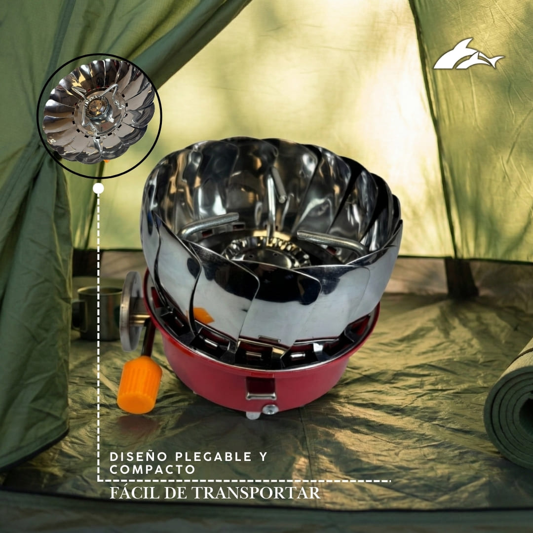 Estufa Portátil + Gas Butano
