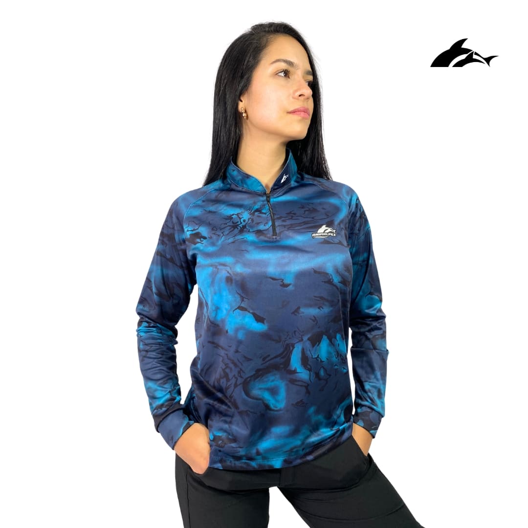 Jersey de Dama Azul Agua + Tubular