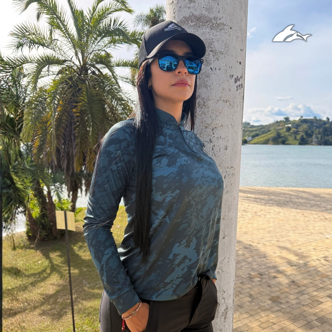 Jersey de Dama Wild Blue + Tubular