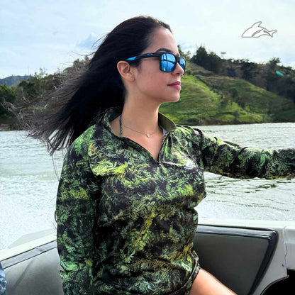 Jersey de Dama Camuflado Verde 2.0 + Tubular