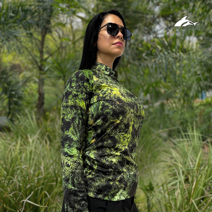 Jersey de Dama Camuflado Verde 2.0 + Tubular
