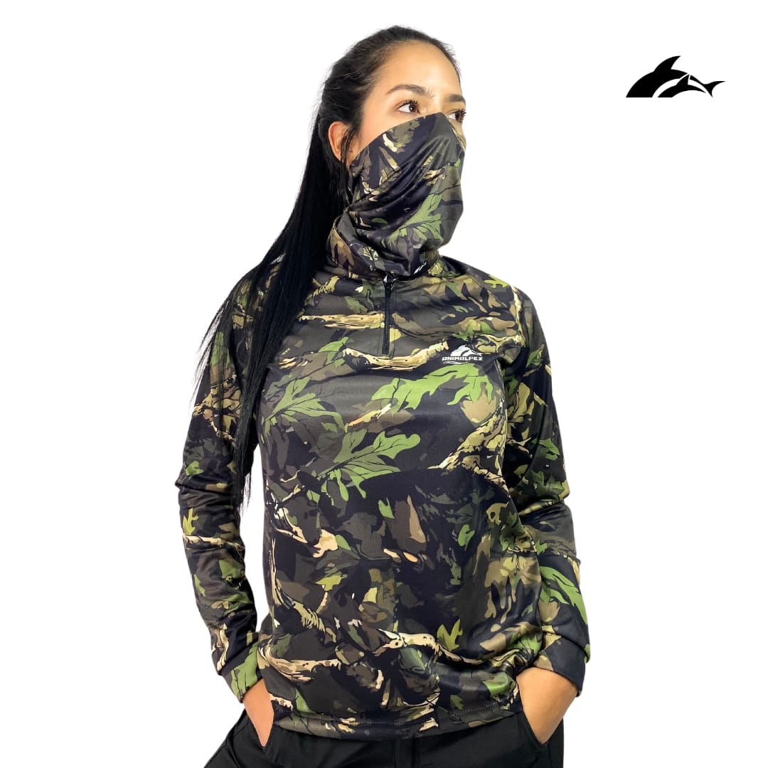 Jersey de Dama Camuflado Café 1.0 + Tubular