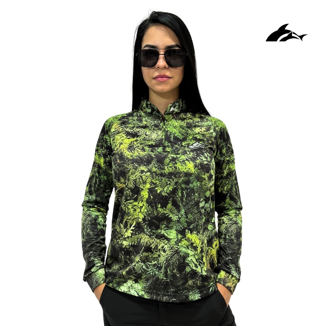 Jersey de Dama Camuflado Verde 2.0 + Tubular