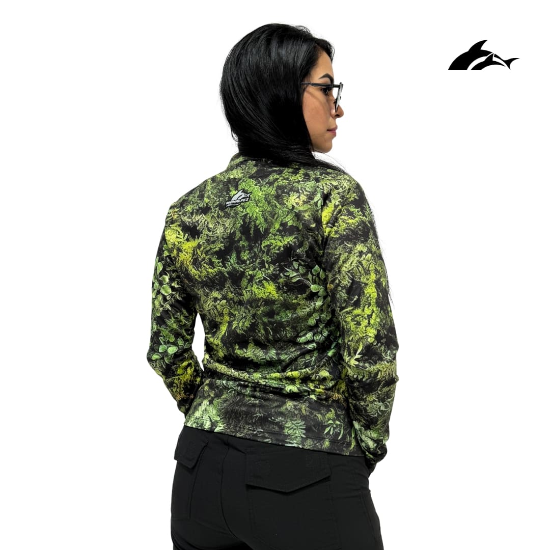 Jersey de Dama Camuflado Verde 2.0 + Tubular