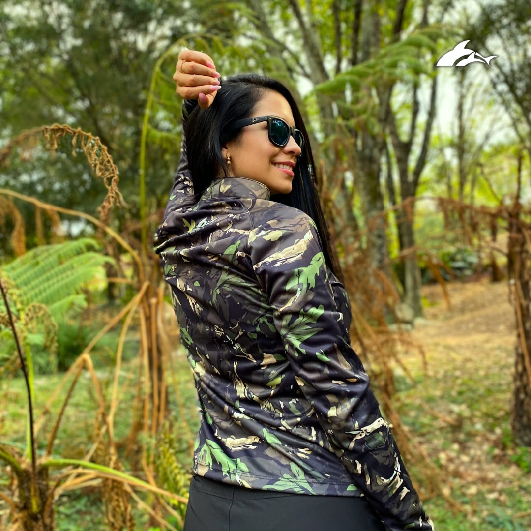Jersey de Dama Camuflado Café 1.0 + Tubular