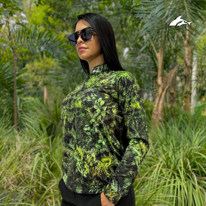 Jersey de Dama Camuflado Verde 2.0 + Tubular