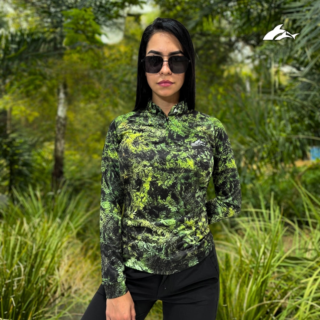 Jersey de Dama Camuflado Verde 2.0 + Tubular