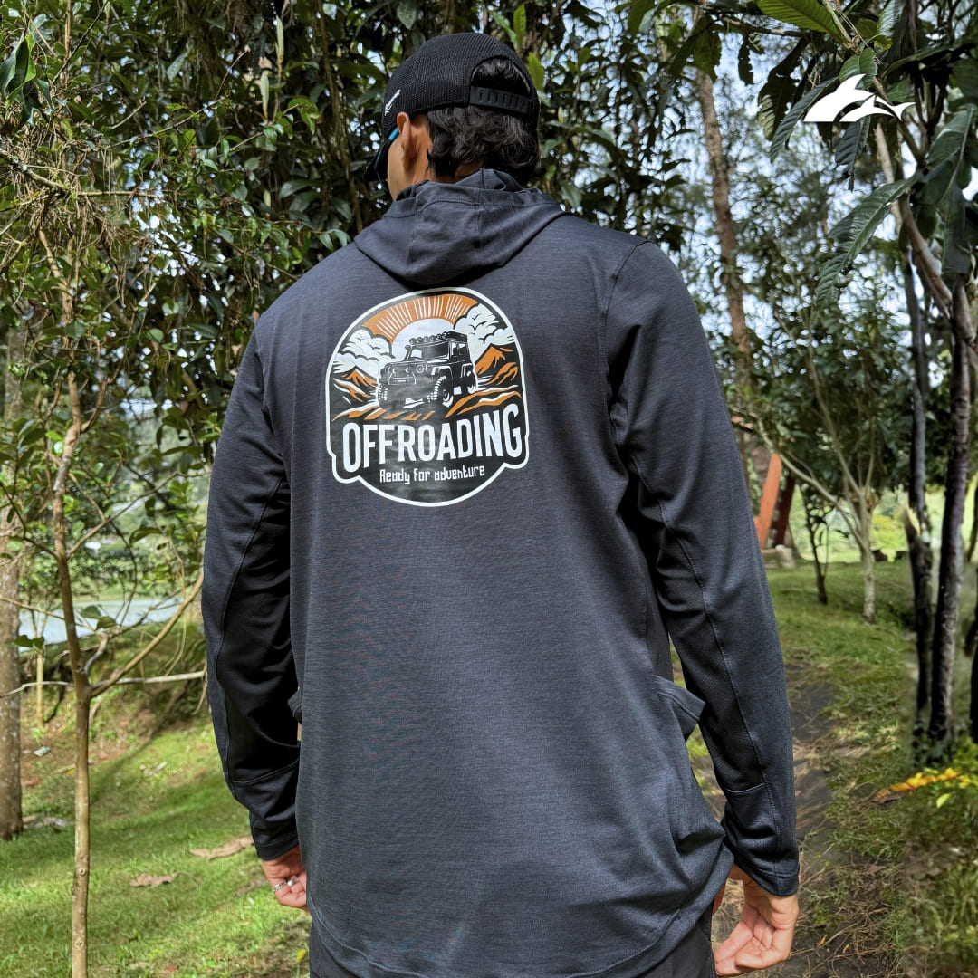 Buzo Deportivo Outdoors (Motocross & 4x4) - Negro Off Roading