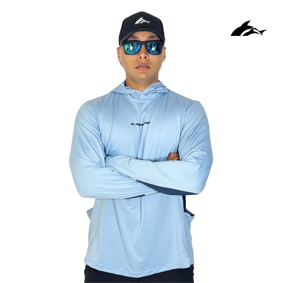 Buzo Deportivo Outdoors (Pesca & Kayak) - Azul Octopus