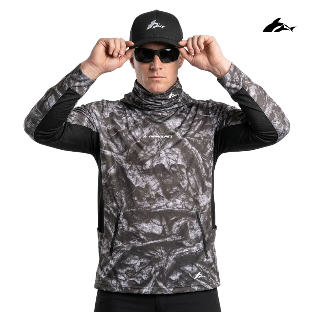 Buzo Xplor Expedition Camuflado Negro + Tubular