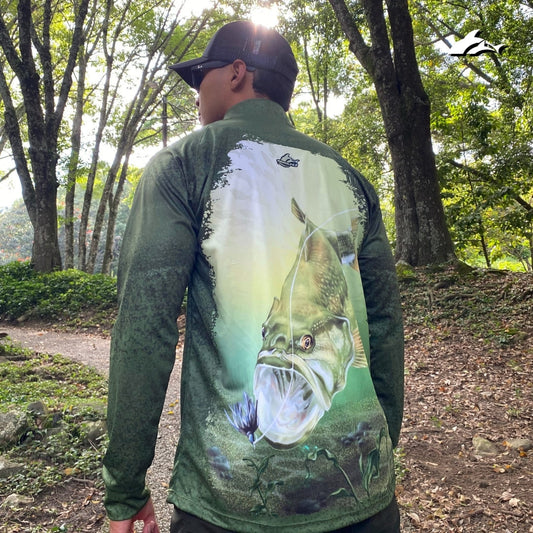 Jersey Art Fishing Verde Black Bass + Tubular GRATIS