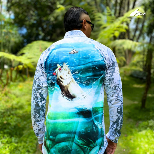 Jersey Art Fishing Blanco de Picuda + Tubular GRATIS