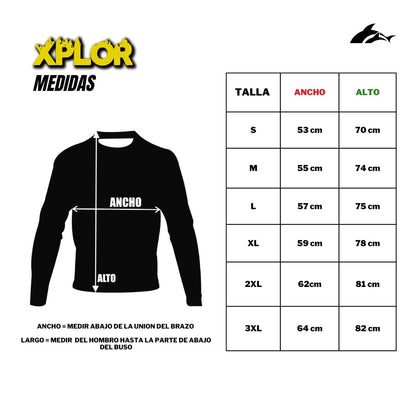 Buzo Xplor Art Fishing Cachama + Tubular GRATIS