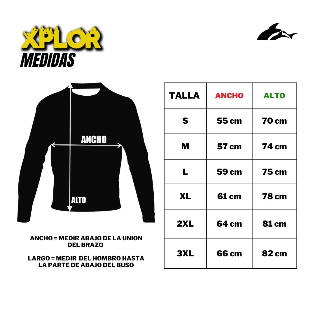 Buzo Xplor Azul Agua + Tubular GRATIS