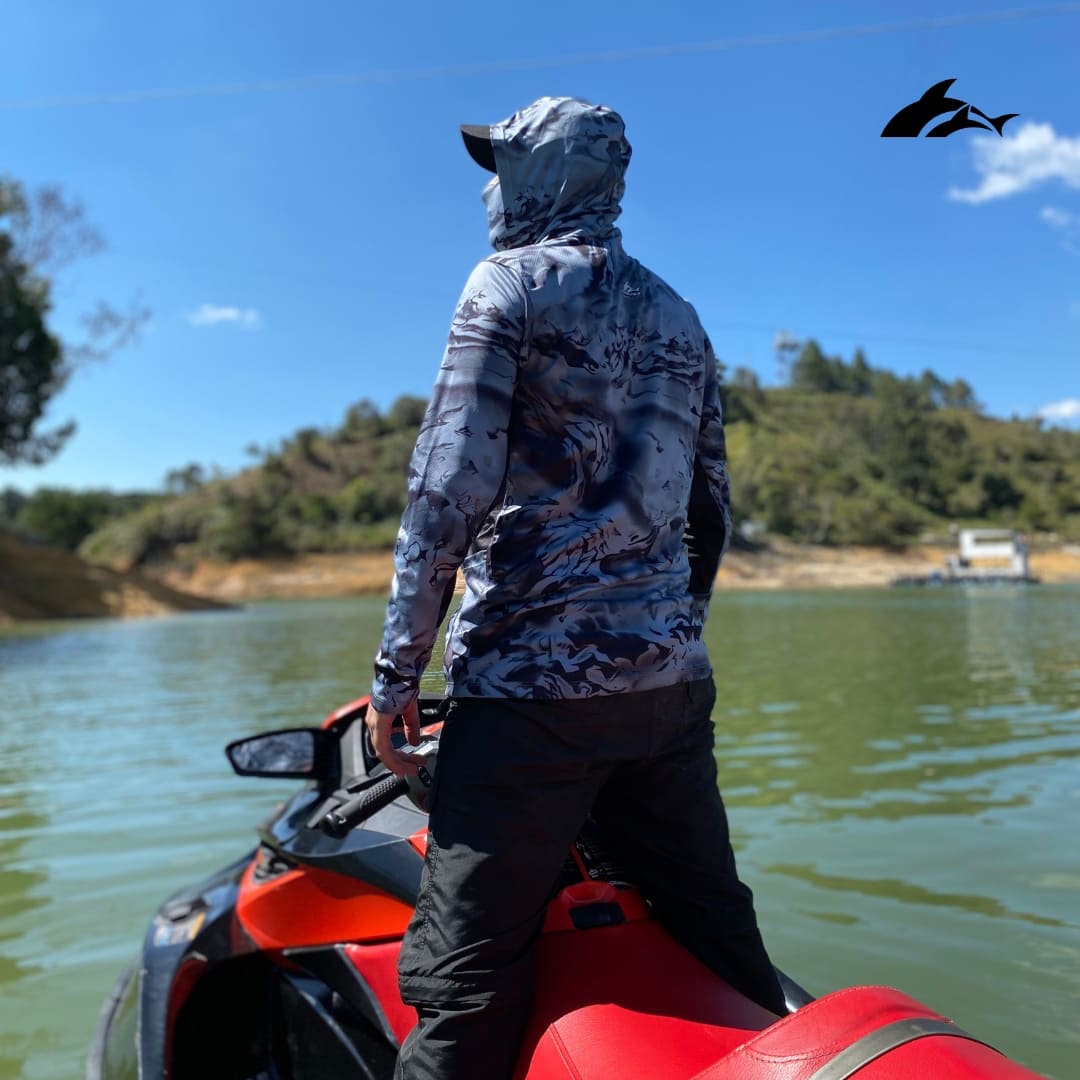 Buzo Xplor Gris Agua + Tubular GRATIS
