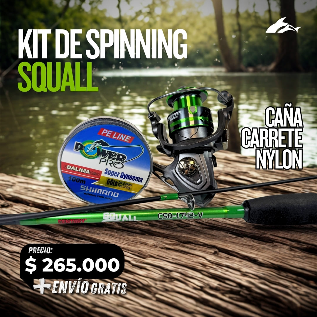 Kit de Spinning Squall + Obsequio