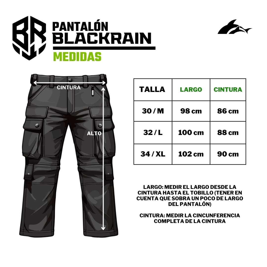 Pantalón Impermeable BlackRain Ambiente Frio