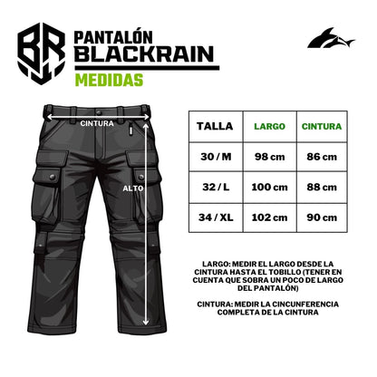 Pantalón Impermeable BlackRain Ambiente Frio