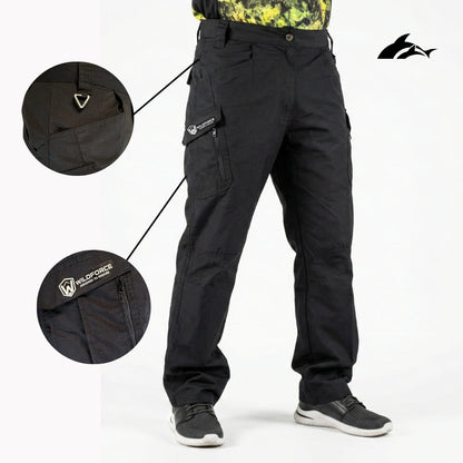 Pantalón Táctico Negro Outdoor Wildforce de Hombre