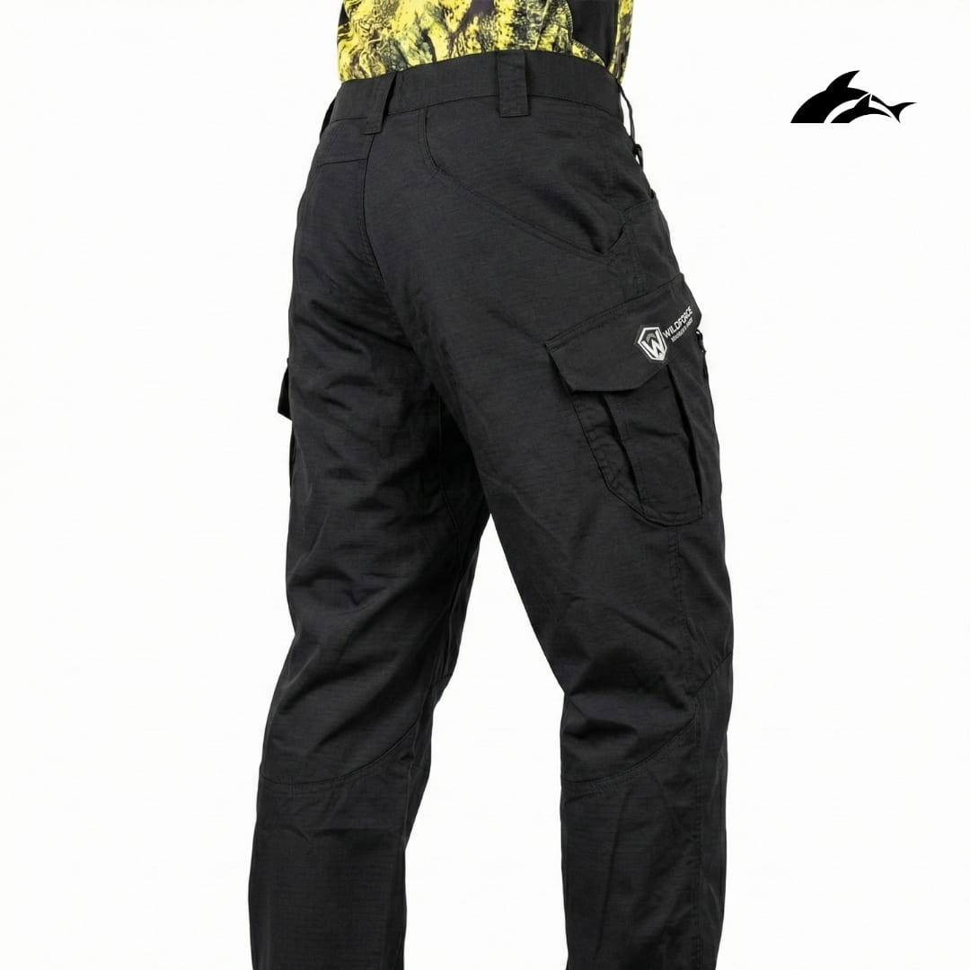 Pantalón Táctico Negro Outdoor Wildforce de Hombre